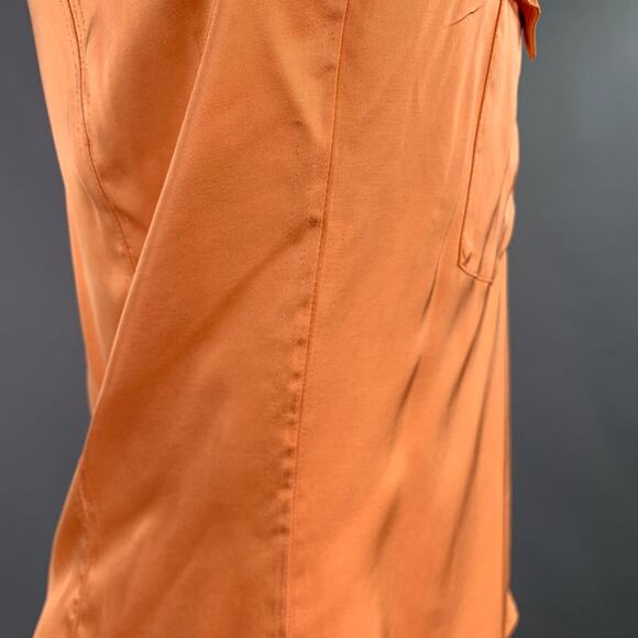 DRIES VAN NOTEN Size 36 Orange Western Long Sleeve Shirt - Picture 8 of 9